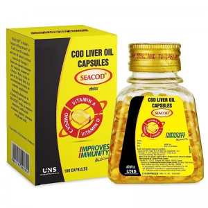 ����� ��� � ��������, ������ (Cod Liver Oil �apsules, Seacod), 100 ������