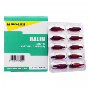 ������� ����� ���������� (Halin Drops Soft Gel Capsules, Nagarjuna), 50 ������