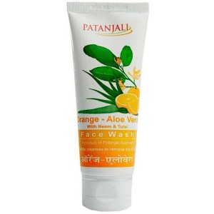           (Orange & Aloe Vera Face Wash Patanjali), 60 